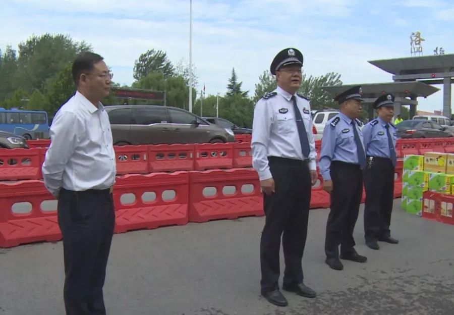 副市长李保兴到高速洛阳站慰问执勤干警_孟津