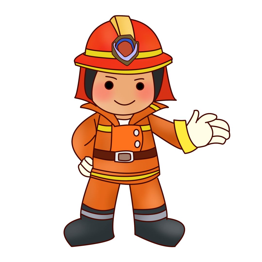 消防员动画图片漫画图片
