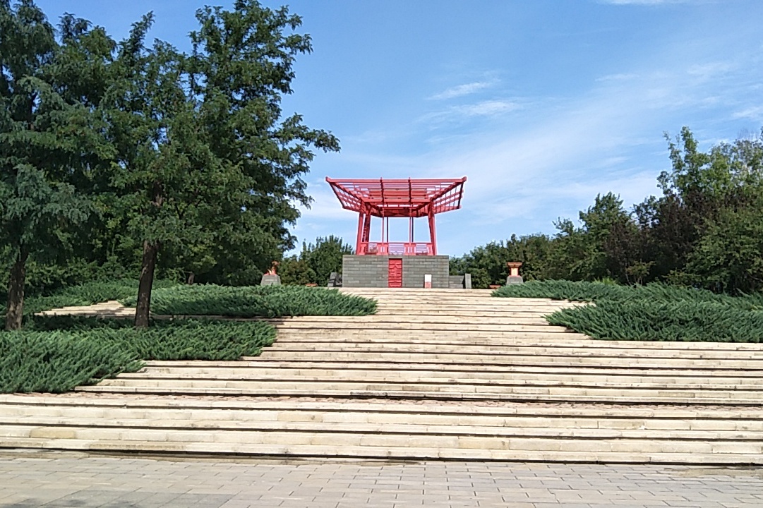 新cbd地区大望京公园,生态绿色郁郁葱葱,望京台可遥望城区风光