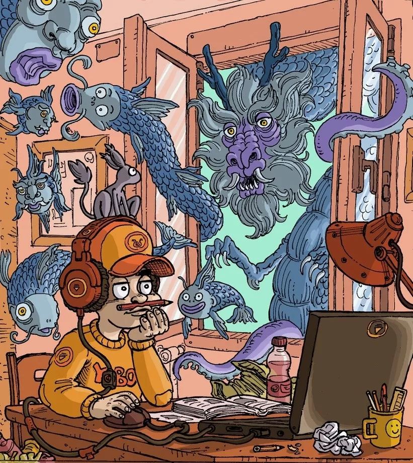 当神奇动物闯入赛博朋克世界这脑洞也太大了吧