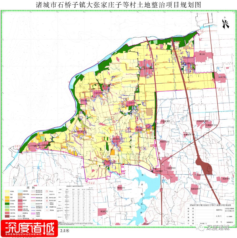 诸城市人口分布图图片