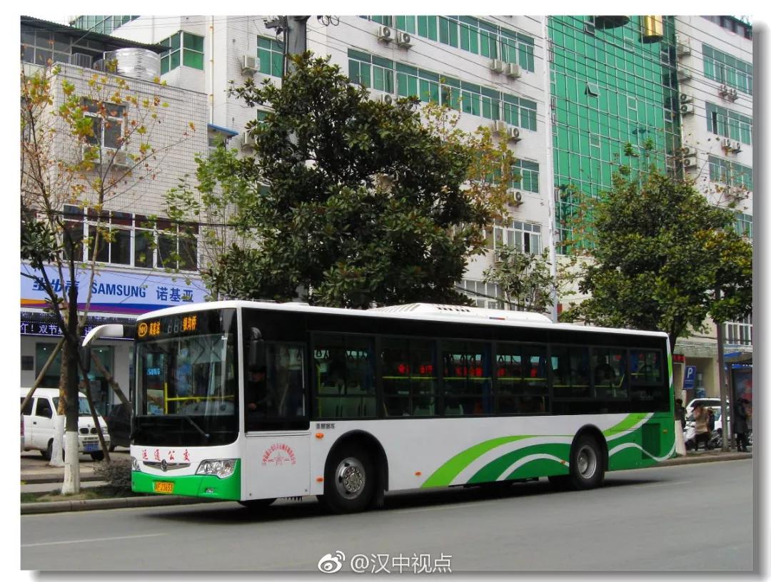 汉中公交车图片