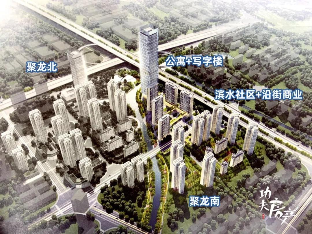 保利聚龙南,聚龙北改造蓝图在广州,保利更是参与了天河冼村,新塘新