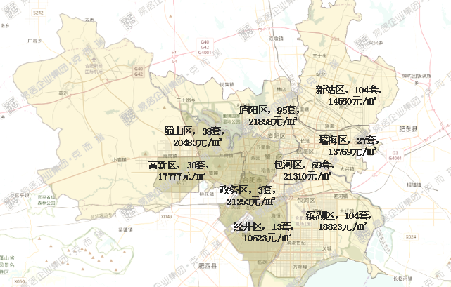 市場成交9月第2周合肥新房成交483套廬陽區位居首位