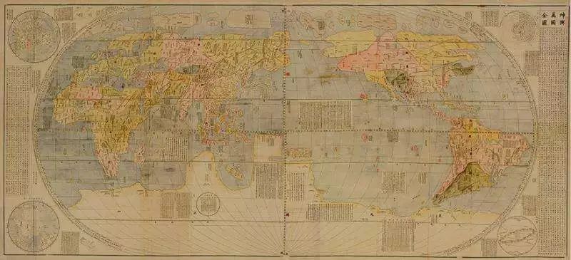 局部直到1584年(万历十二年)明朝传教士利玛窦绘制出《万国图志》