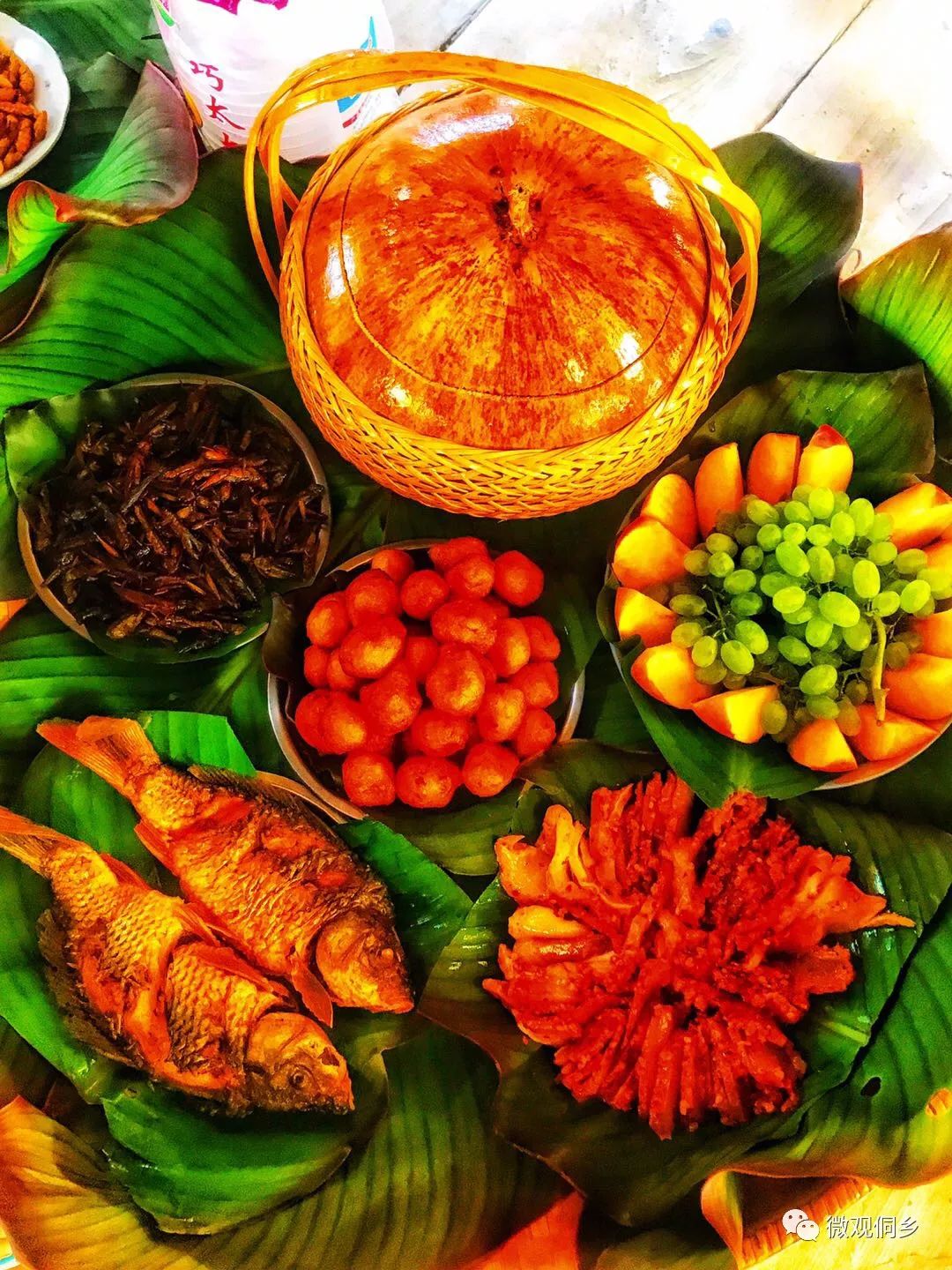 广西三江平流侗寨百家饭最美的侗族美食文化盛宴