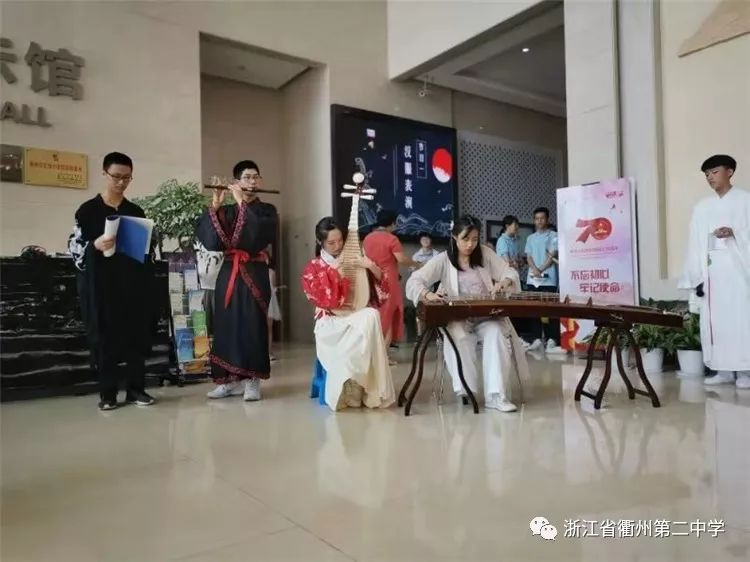 这个中秋节衢州二中衢州华高学子舒袖为文化传承而舞