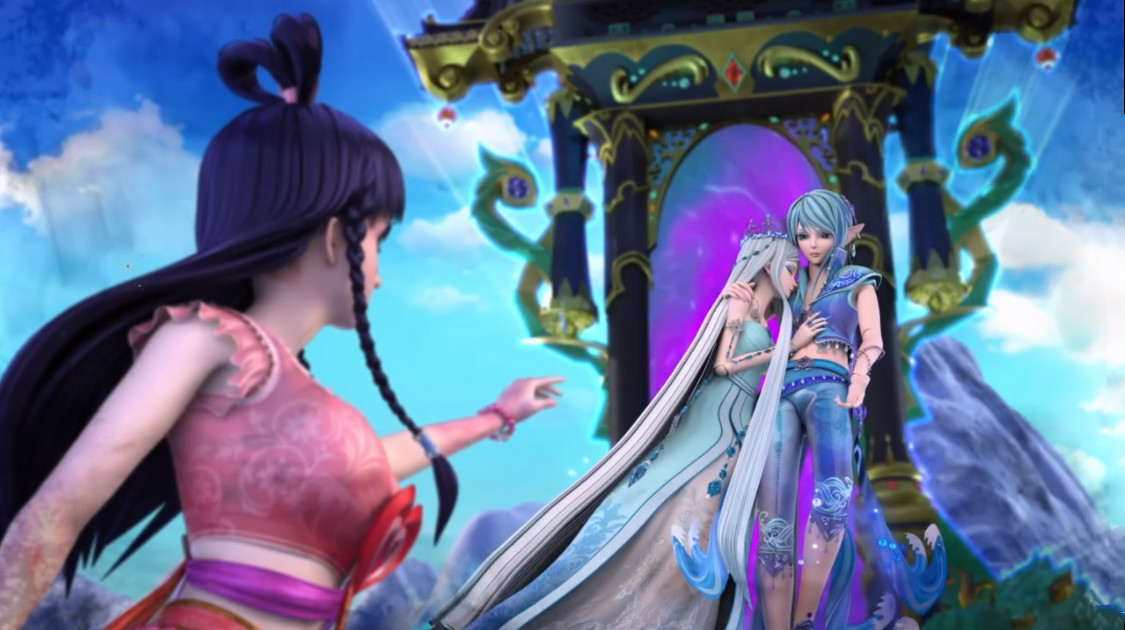 叶罗丽:冰公主再次来到人类世界又见到王默,这次她要被王默打了_王子