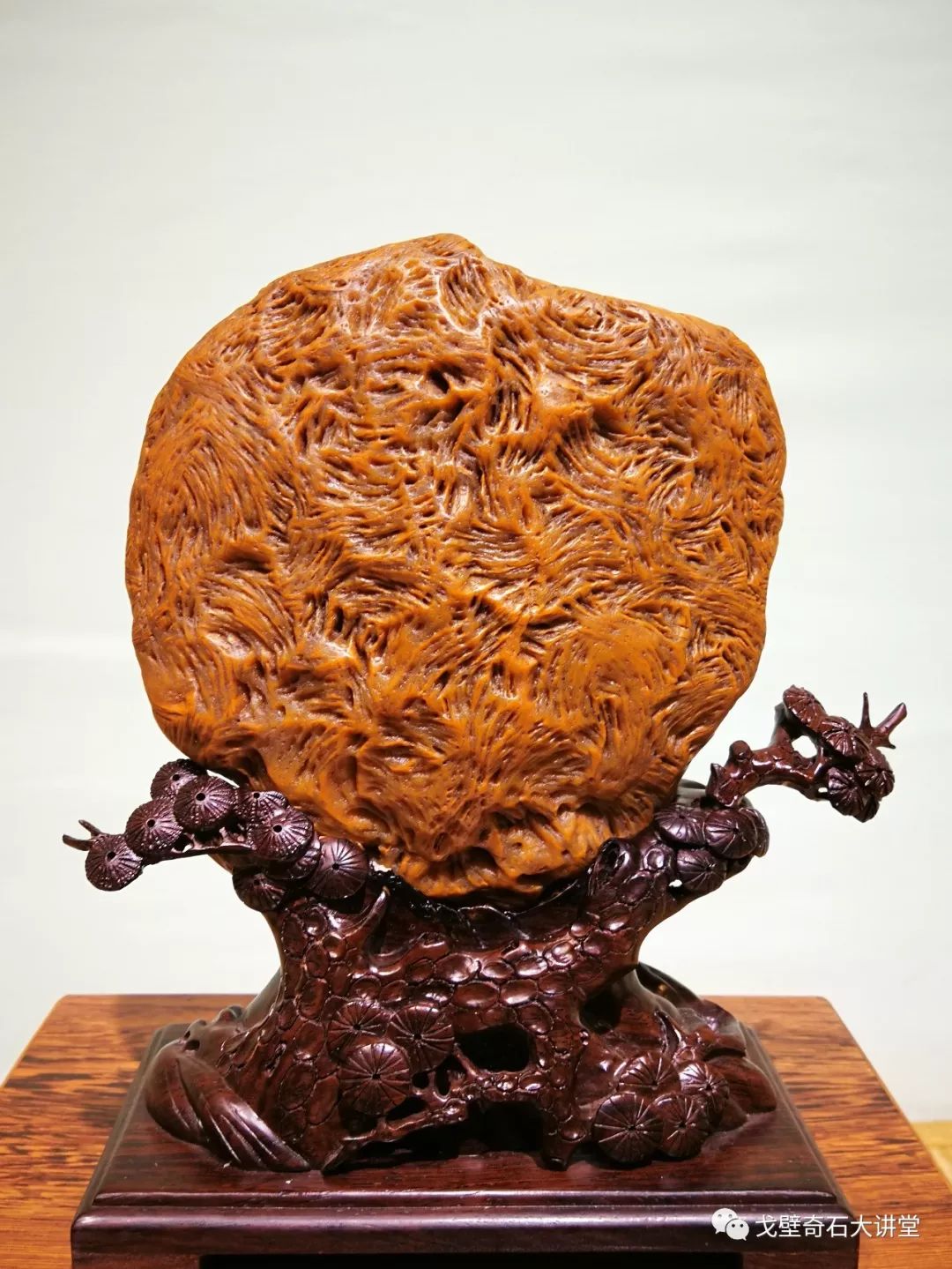 韩国之行之韩中第六届寿石交流展开幕式