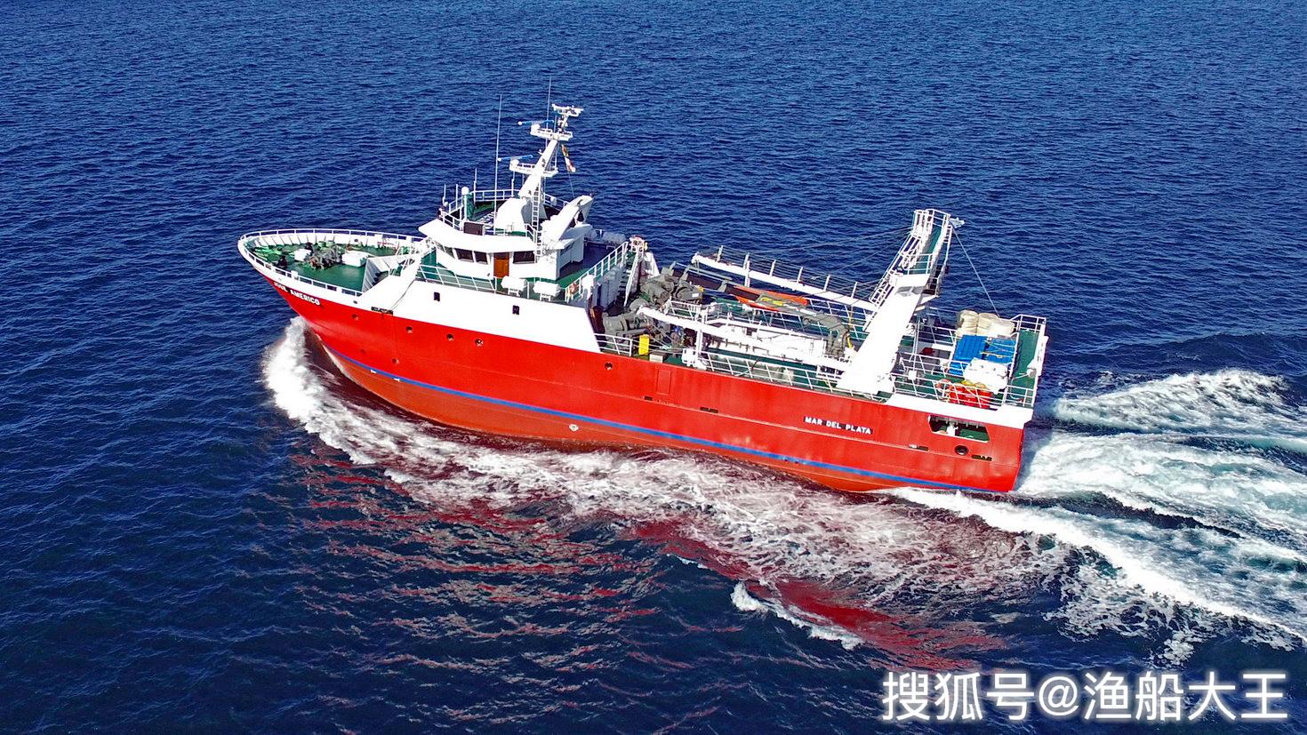 阿根廷40米桁杆拖网加工渔船joseamerico