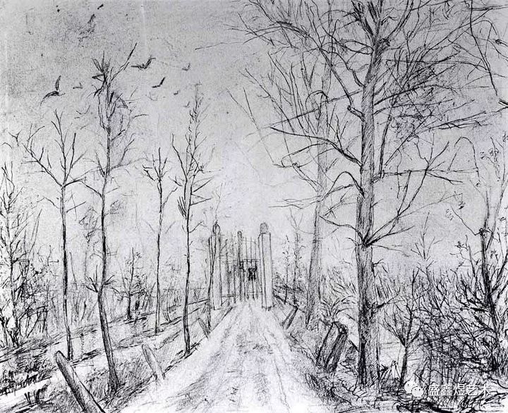 撩拨魂魄的梵高素描