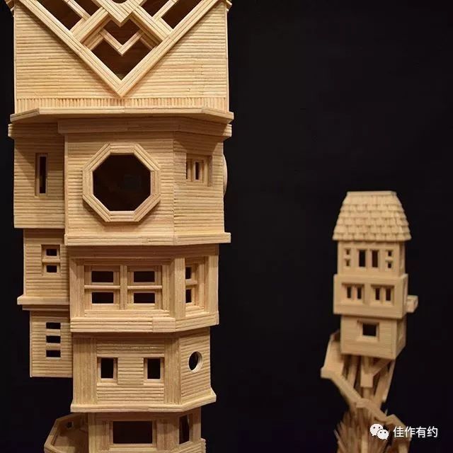 男子用31万根牙签打造了一个城堡模型细节丰富令人惊叹