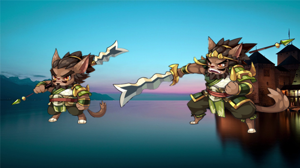 这只宠物在洛克王国中也是有着小小的名声,初始形象叫做黑面力士,有着