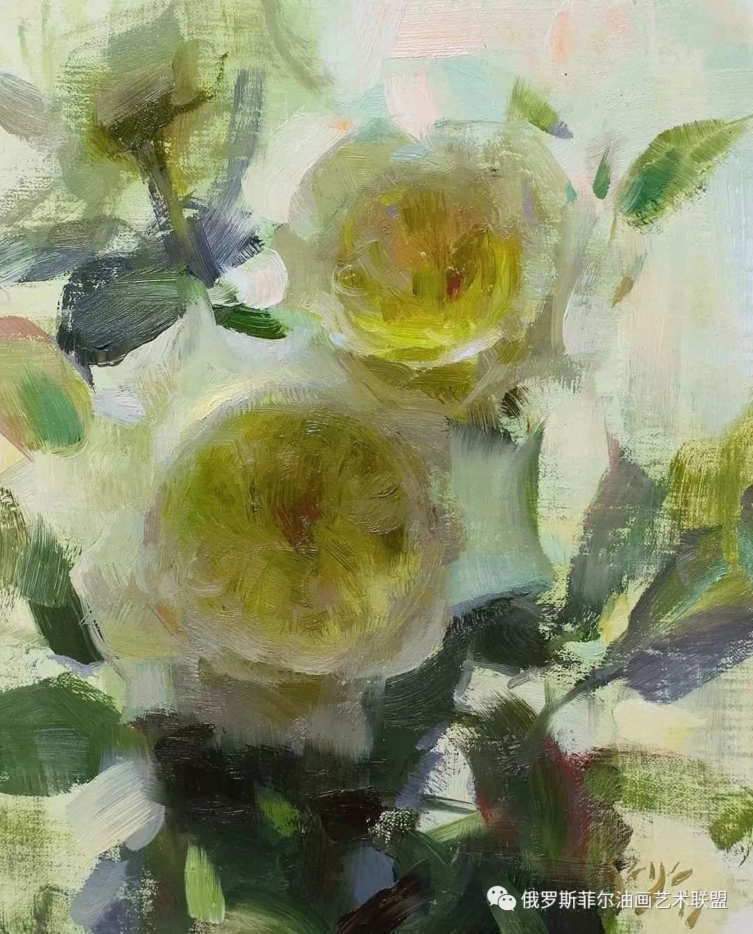 美国青年画家丹尼尔j凯斯花卉油画作品欣赏