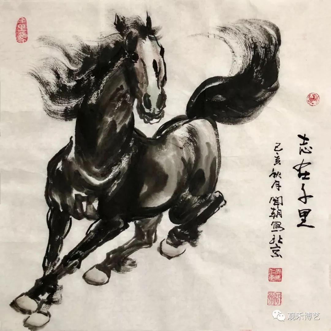 画面上常见的印章有各方面使用的:画家的印玺,题字者私章,闲章,收藏