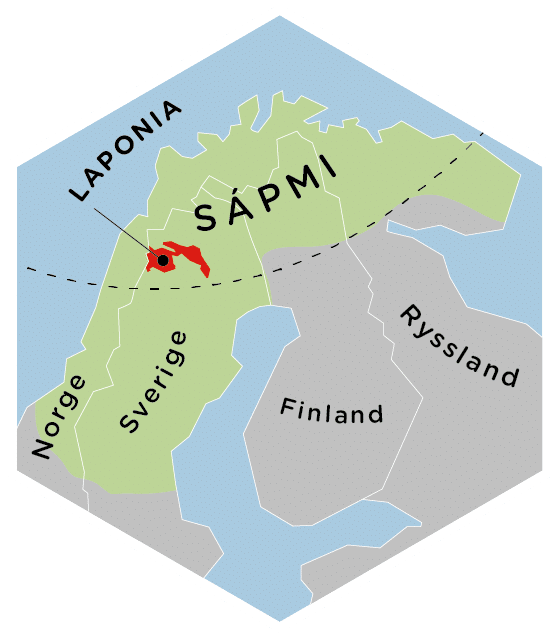 photo: laponia.nu但冬季的拉普兰并不是一片悄无声息的黑色大地.