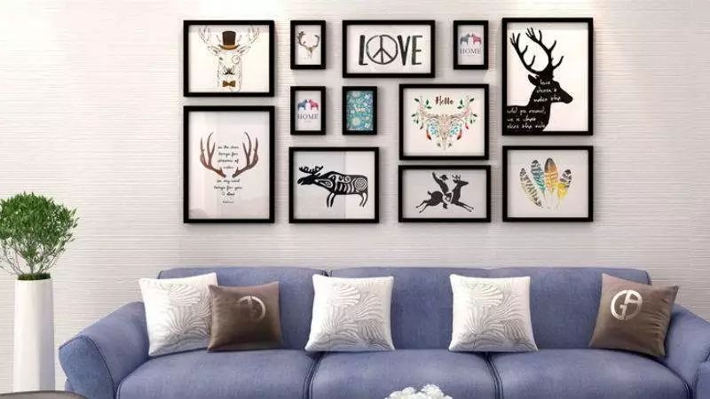 墙面装饰变身"艺术"展,你家还是大白墙?