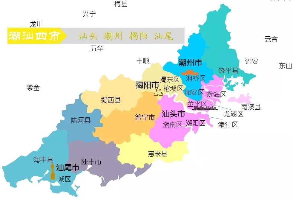 广东汕头地理位置图片