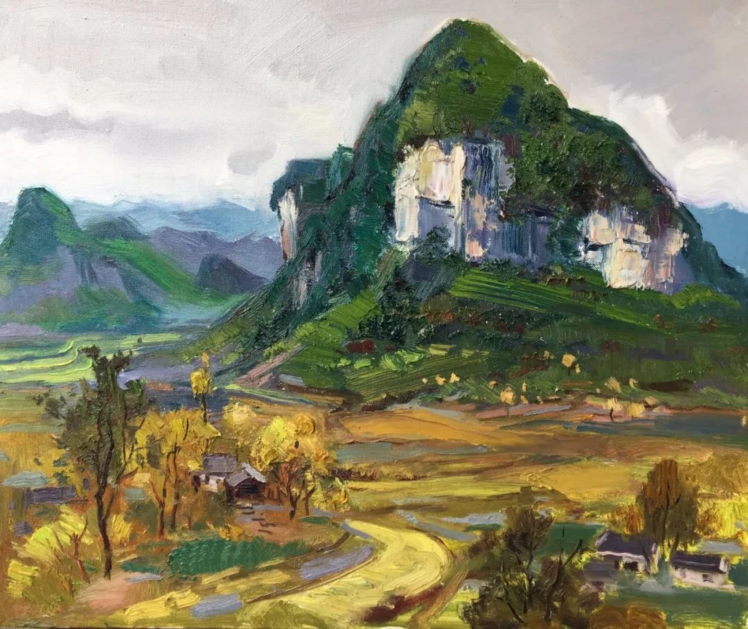 艺展中国飞舞生命的力量陈渐油画作品展