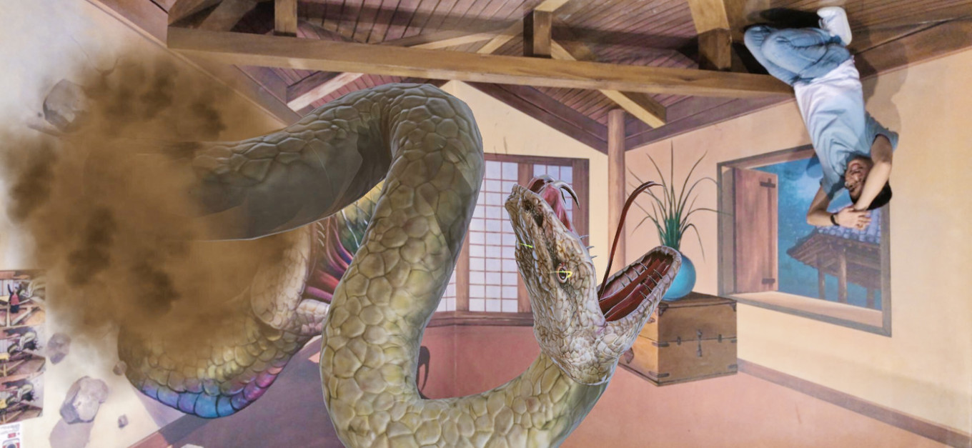 可以在房梁斗蛇嫌独角兽太娘?那就把座驾换成两头恶狠狠的大白鲨.