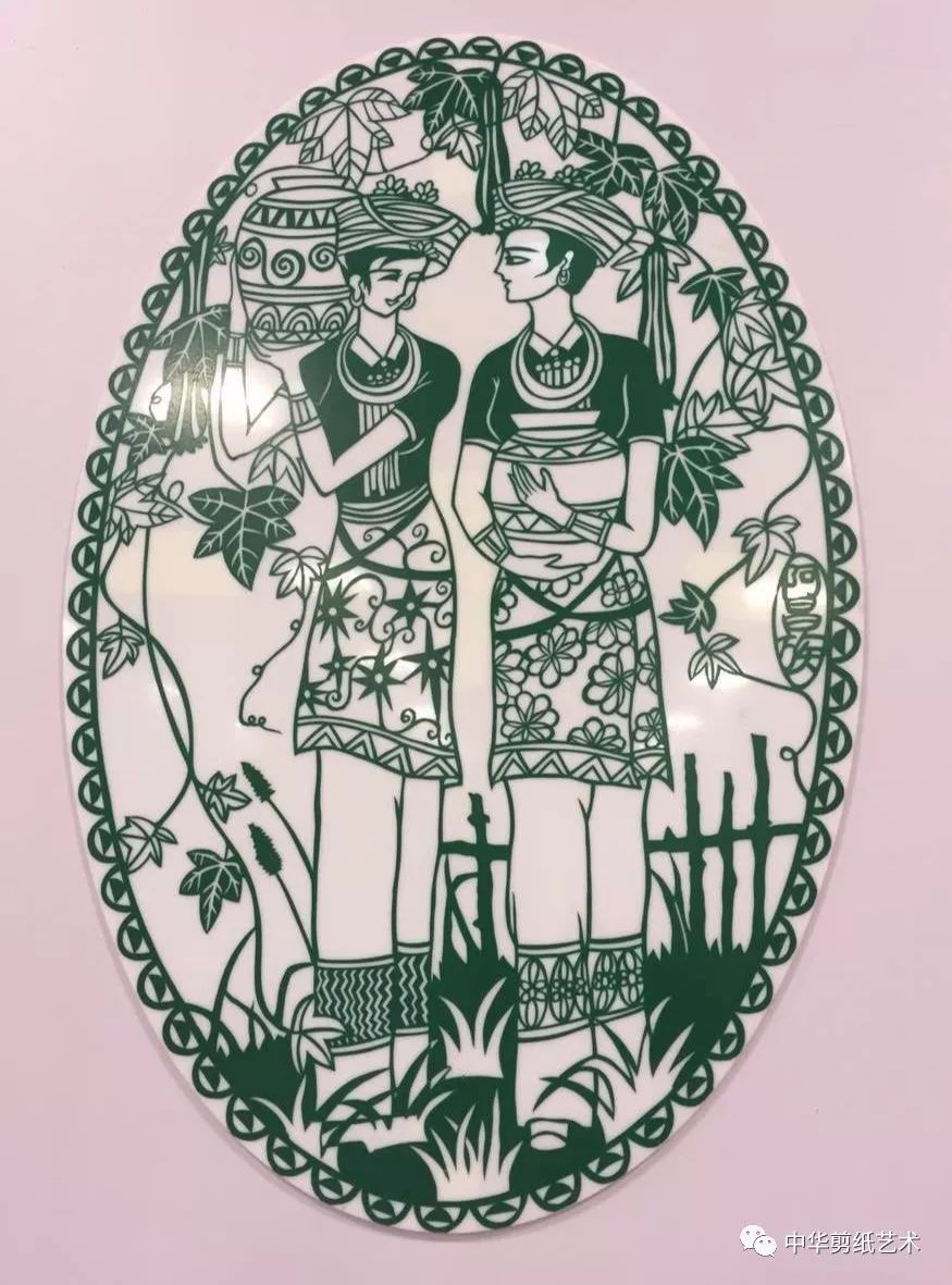 海南海口市黄海桃女士剪纸艺术赏析