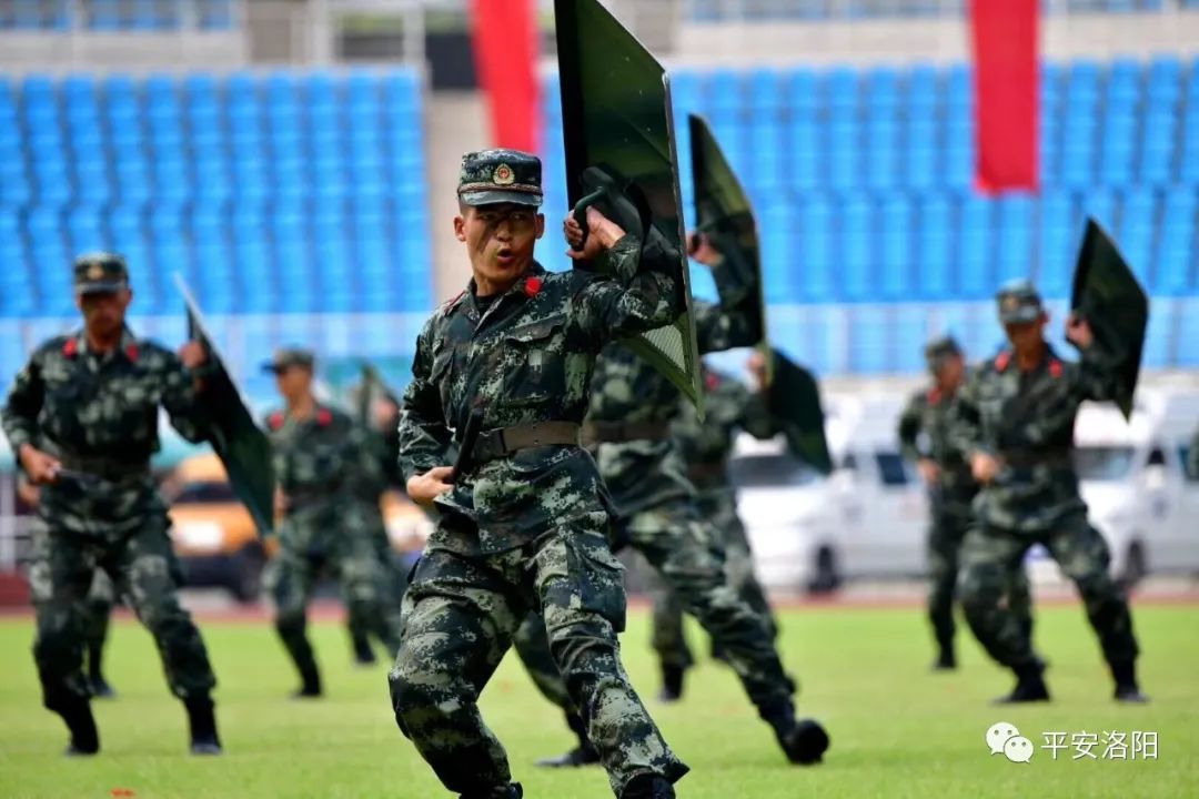 震撼视频首发洛阳公安沙场秋点兵