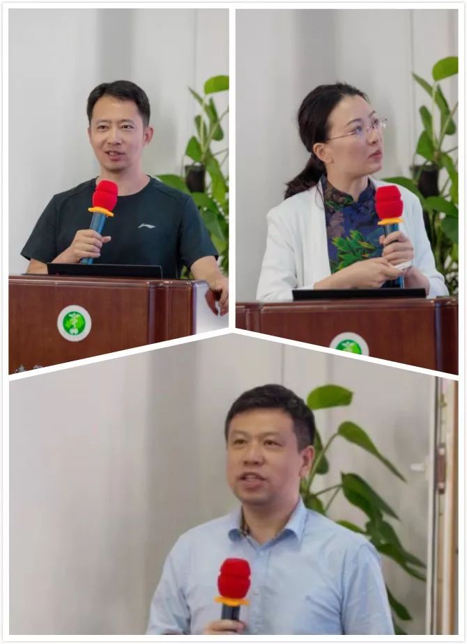 河南省人民医院处长胡波(左上角),青岛市中心医院于明海教授(右上角)