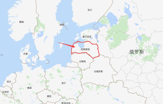 拉脱维亚地理位置拉脱维亚位于波罗的海西部,与俄罗斯接壤,距离