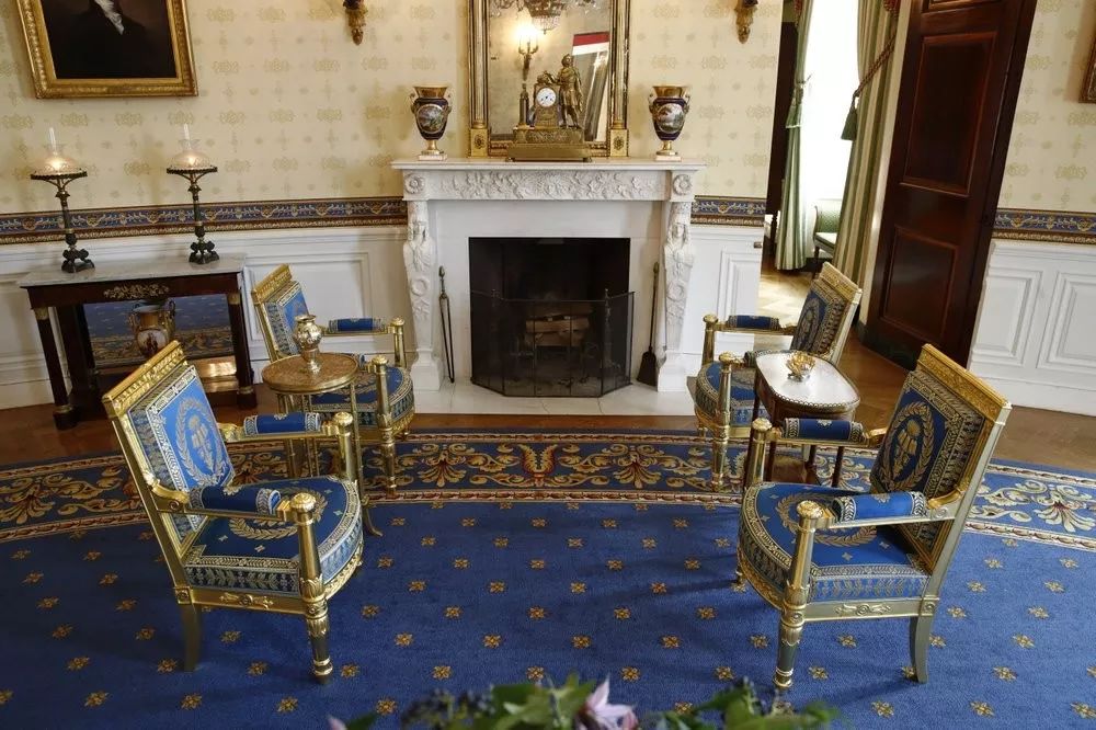 高大上白宫室内装潢翻新负责人梅拉尼娅加入历史元素多图