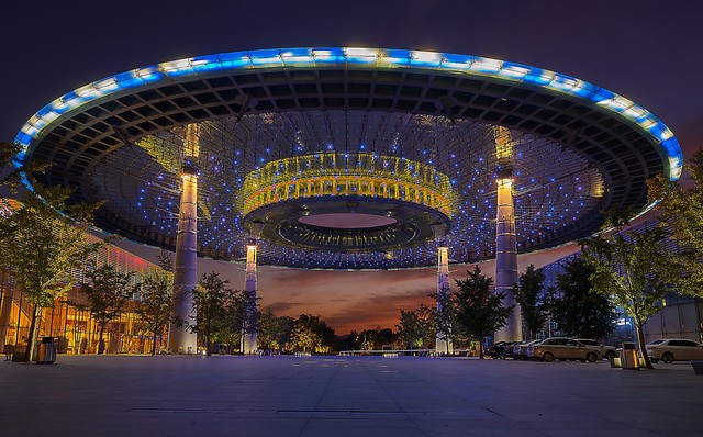 中关村软件园夜景图片