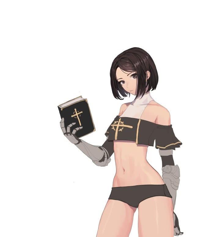 炎狱裁决者它看起来很热,所以我改变了一点,给她画了比较凉爽打扮!