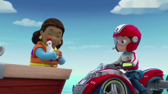 汪汪队小姐姐哭了小灰灰一脸呆滞的看着