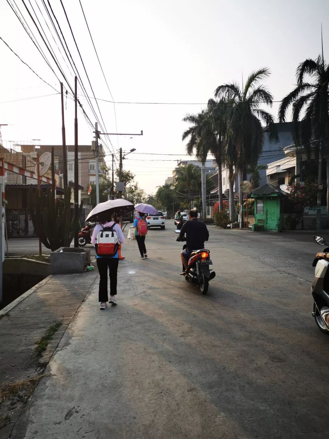 蓝与白我居住的地方位于雅加达北部pluit地区也许是处于华人区的缘