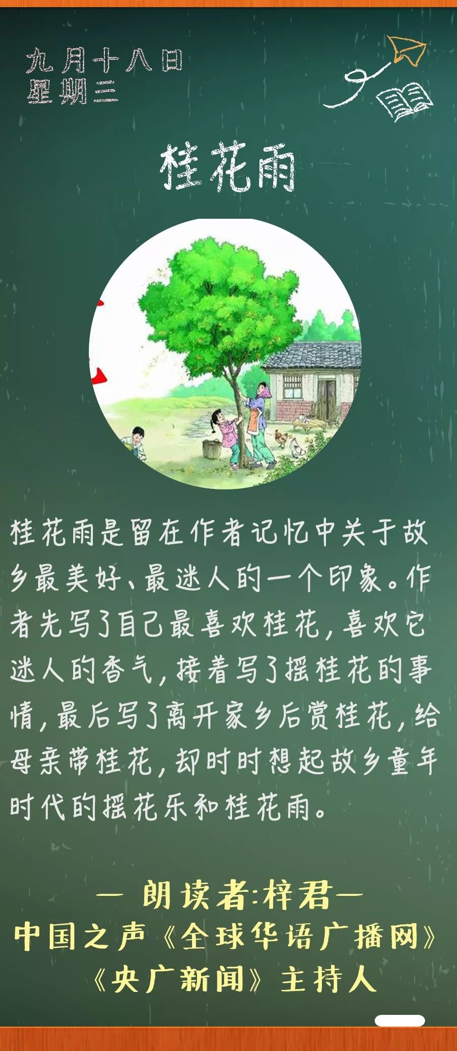 《桂花雨》丨那些年,我们一起读过的课文_琦君