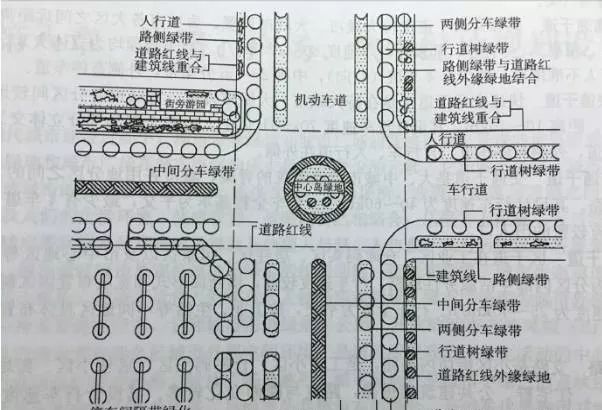 實用城市道路綠化設計規範_廣場