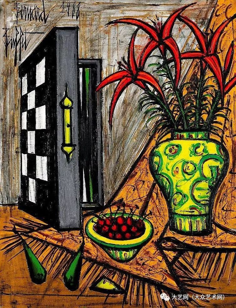 大众艺术网现代超级艺术家的发明法国当代表现主义画家伯纳德巴菲特