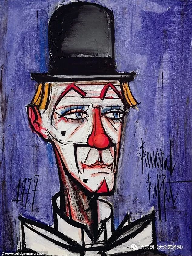 大众艺术网现代超级艺术家的发明法国当代表现主义画家伯纳德巴菲特