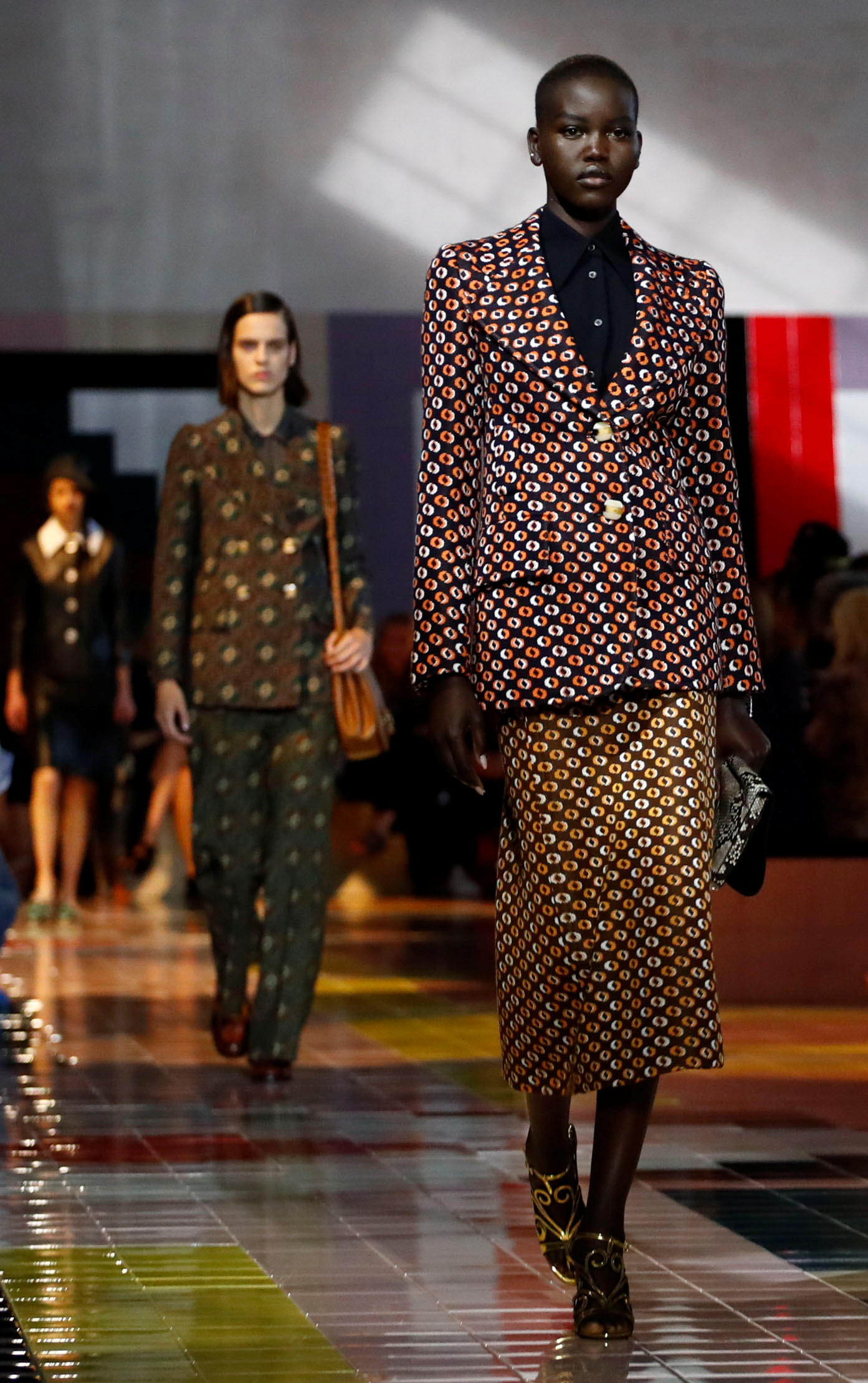 米兰时装周普拉达品牌时装秀