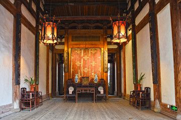 最庄严神圣的家具中堂有何规矩红木中堂100款