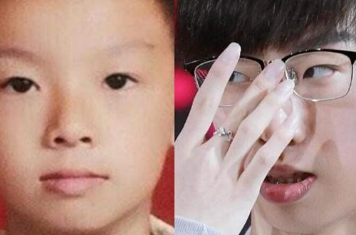 lol职业选手童年照曝光:faker从小就俊,厂长变化最大_小时候