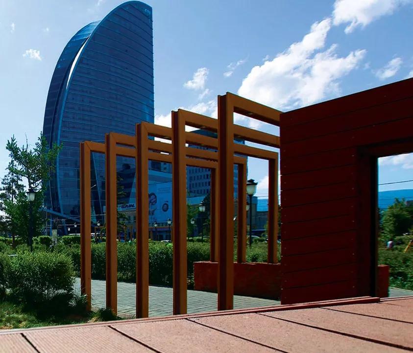 品一品,园林景观中那些经典,实用又美观的木塑小品!_公园