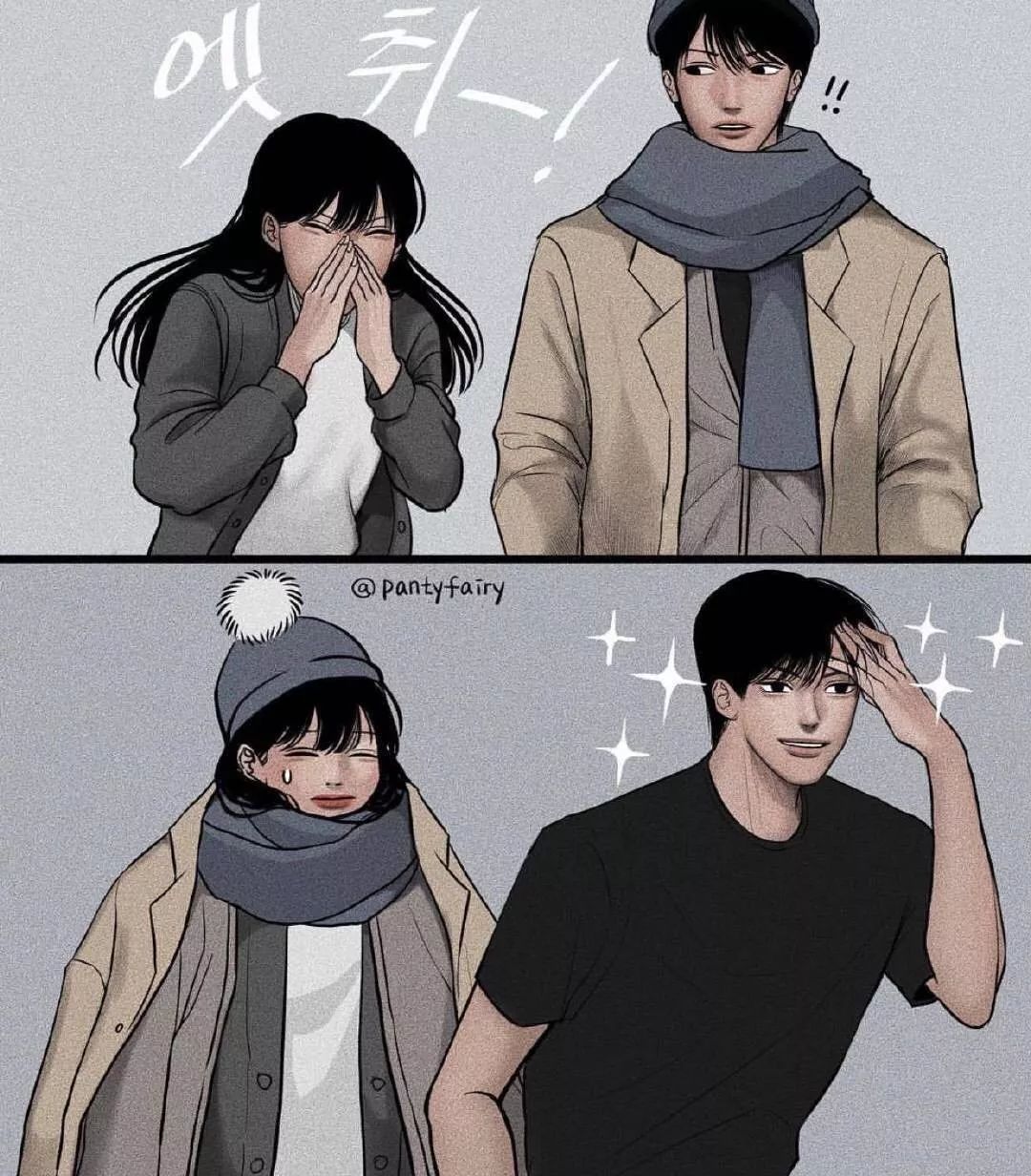 韩国超甜情侣漫画让人看了脸红心跳网友高呼太甜了