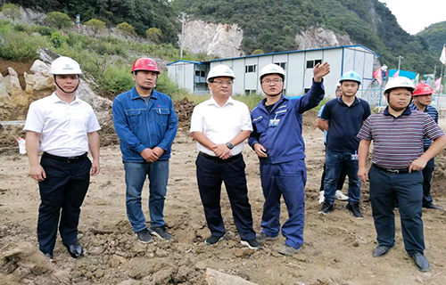 方裕谦带队调研六枝河综合治理及生活垃圾焚烧发电项目