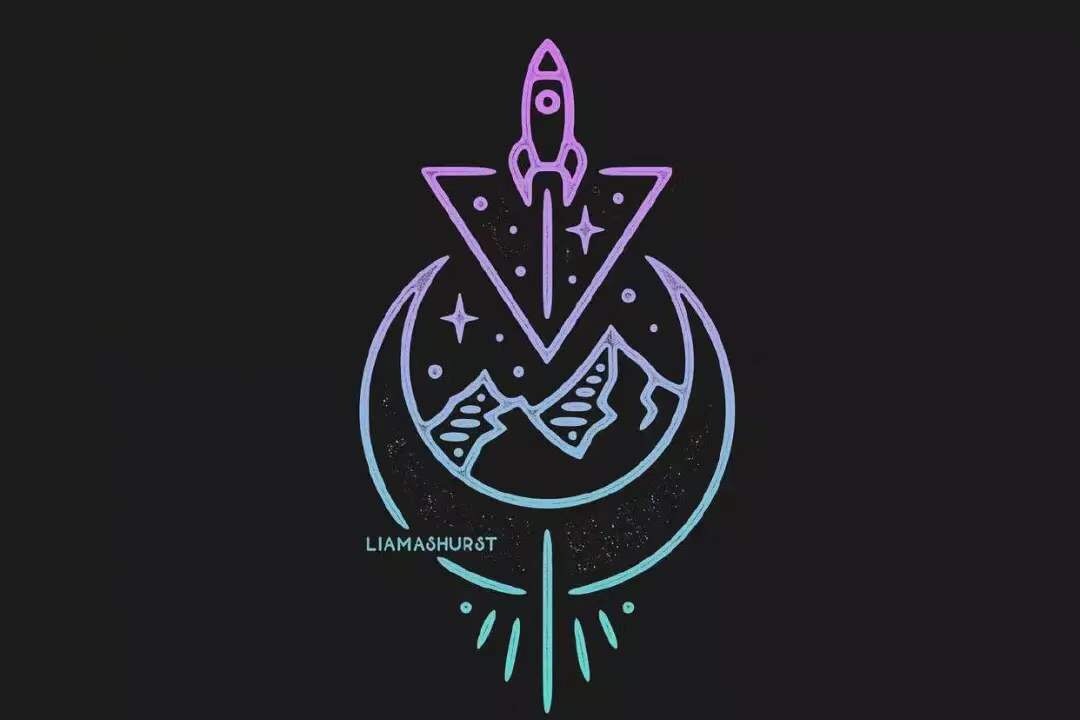 夜间蝴蝶个性动态壁纸