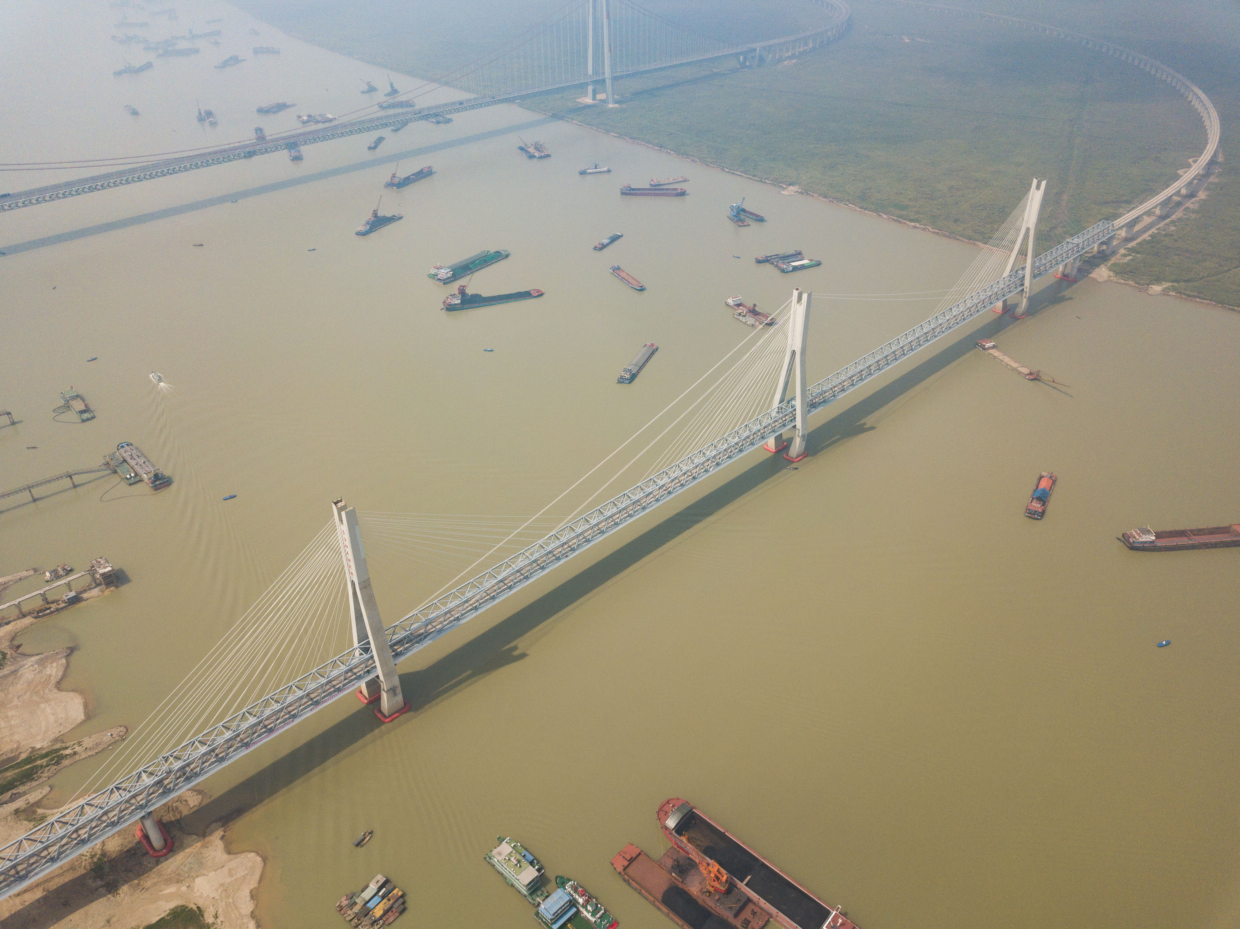 浩吉铁路洞庭湖大桥图片