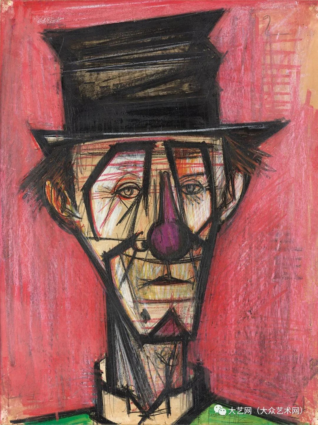 大众艺术网现代超级艺术家的发明法国当代表现主义画家伯纳德巴菲特