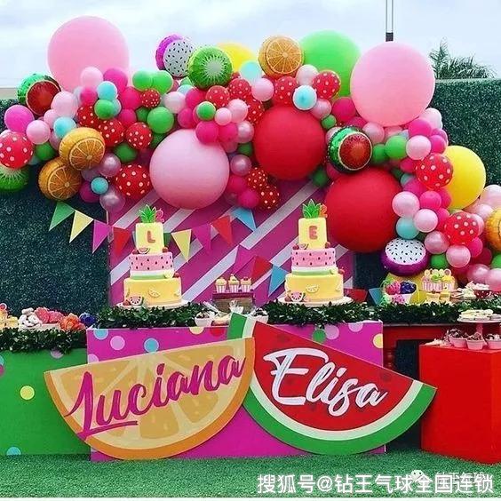 办一场西瓜主题的party让你把三伏天的高温降下来西瓜主题派对气球