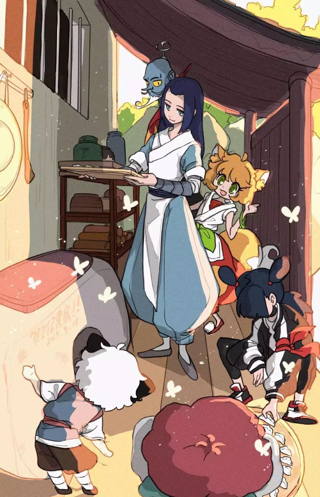 罗小黑随着秋天走来啦