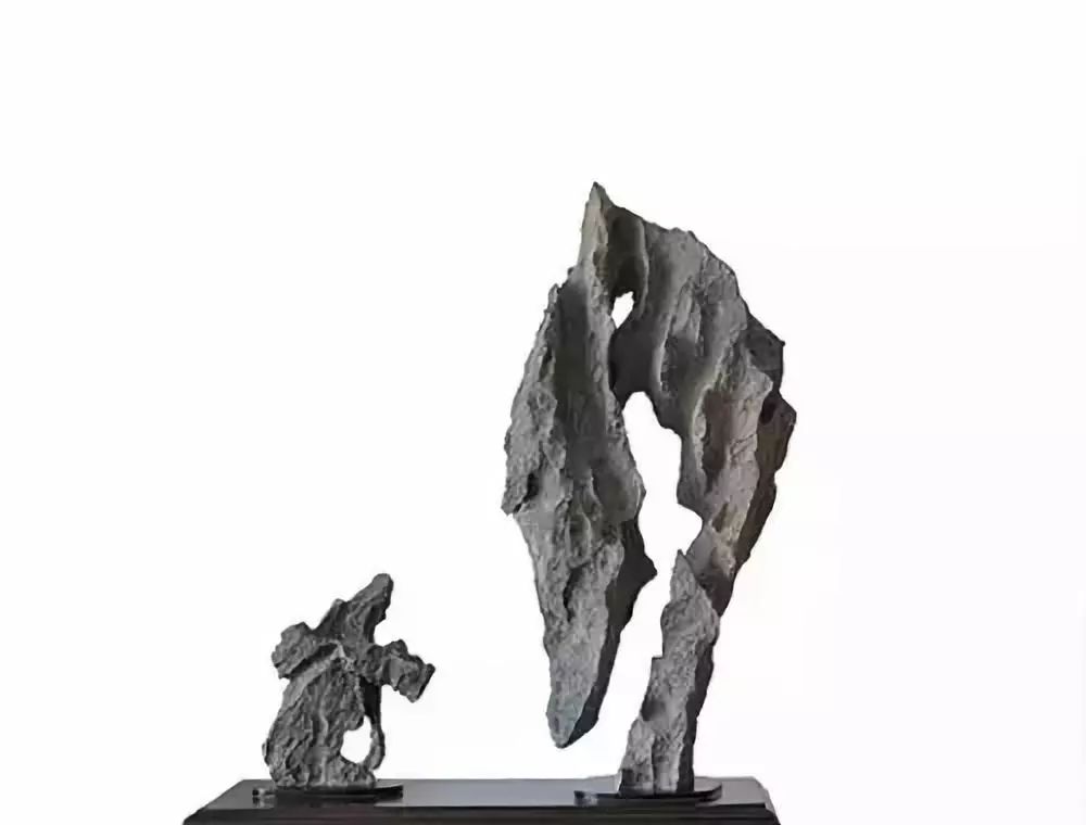 开眼米芾拜石组合小品欣赏还有一块卖到40万