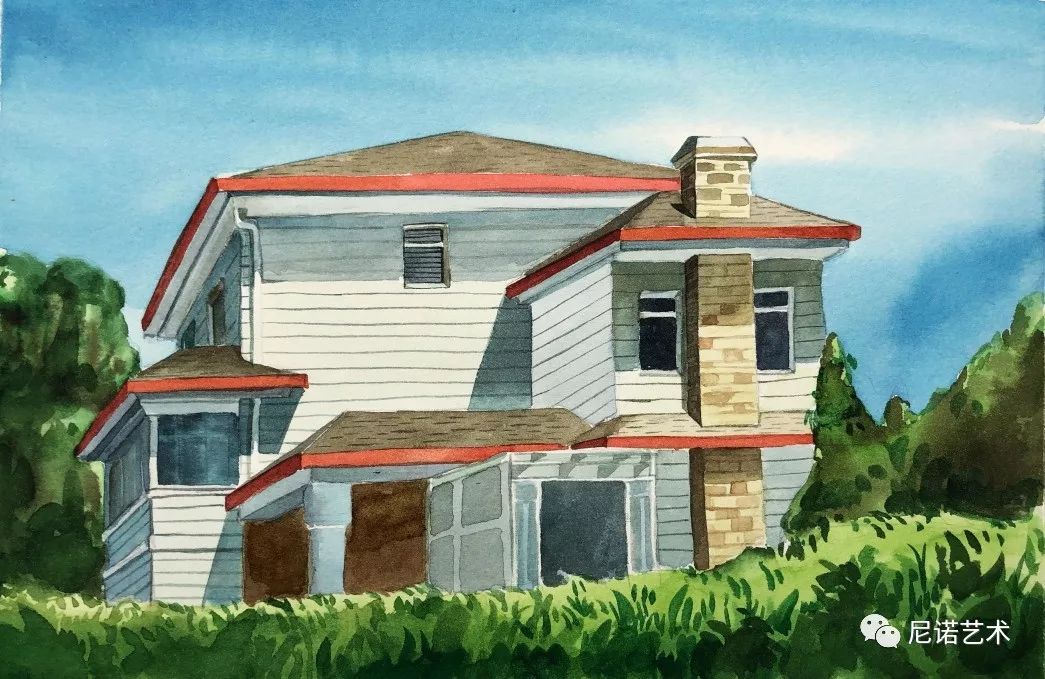 建筑之美 67|【鼠帝的水彩课·第三季】诺米作品欣赏(下)_shauna